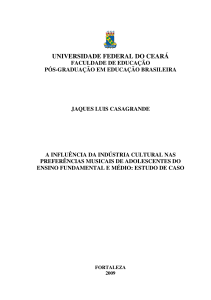 estudo de caso - Universidade Federal do Ceará