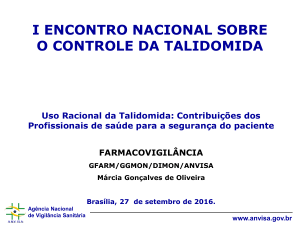 da farmacovigilância - Ministério da Saúde