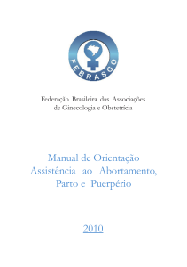 assistência ao parto, puerpério e abortamento