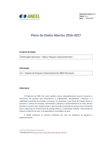 Plano de Dados Abertos 2016-2017
