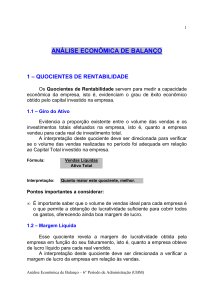 6º Período - Análise Econômica de Balanço