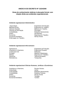 Documento 01 - Areas Educacao Formal x Ambiente