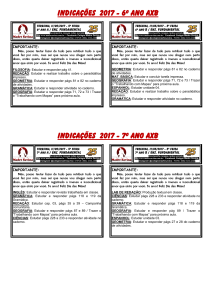 6º ao 9º Ano - Colégio Madre Savina