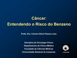 Cancer: Entendendo os riscos do Benzeno