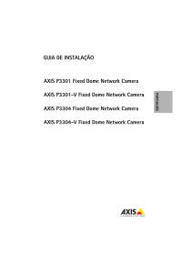 AXIS P3301/-V/P3304/-V Fixed Dome Network Camera