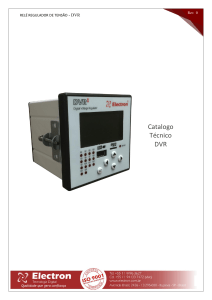 Catalogo Técnico DVR - Electron – Tecnologia Digital