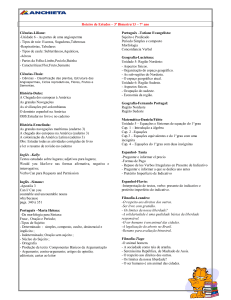 Roteiro de Estudos – 3º Bimestre/13 – 7° ano