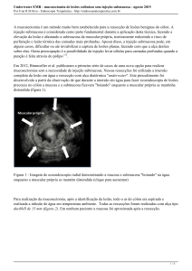 Underwater EMR - mucosectomia de lesões colônicas sem injeção