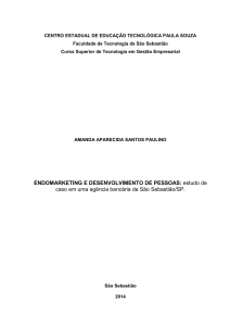 Endomarketing e desenvolvimento de pessoas: estudo de caso em