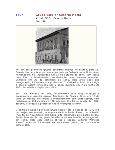 1894 Grupo Escolar Cesario Motta