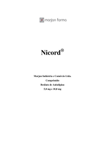 Nicord - Anvisa