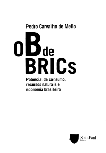 Pedro Carvalho de Mello ODde BRICs Potencial de consumo