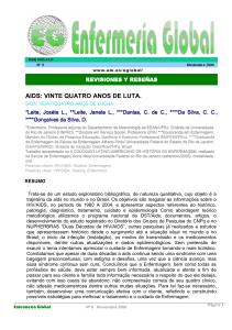 aids: vinte quatro anos de luta.