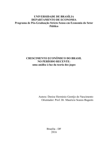 crescimento econômico do brasil no período recente - MESP