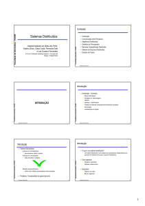 Sistemas Distribuídos