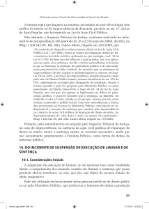 10. Do inciDente De suspensão De execução De