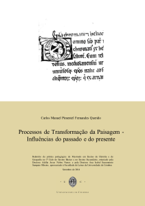 Processos de Transformação da Paisagem