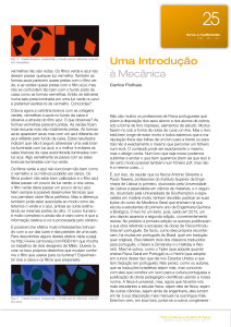 Uma Introdução à Mecânica - Sociedade Portuguesa de Física