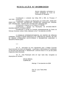 Resolução Nº 041/2008-CI/CCH