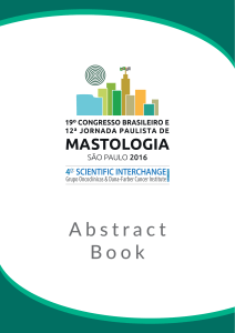 Abstract Book - 19º Congresso Brasileiro de Mastologia e 12ª