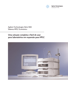 Agilent Technologies Série 1100 Sistema HPLC Econômico