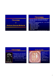 Fibromialgia e dor miofascial