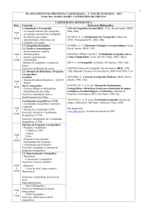 Planejamento Cartografia_Ecologia_2012