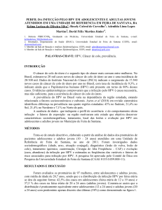 perfil da infecção pelo hpv em adolescentes e adultas