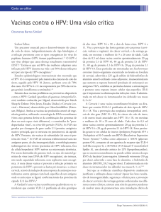 Vacinas contra o HPV: Uma visão crítica