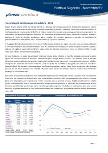 Portfólio Sugerido - Novembro/12