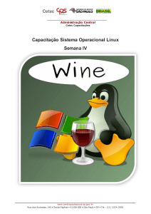 Capacitação Sistema Operacional Linux Semana IV