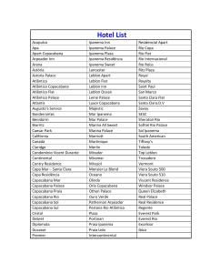 Hotel List