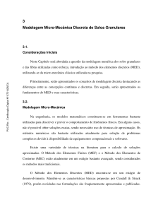 3 Modelagem Micro-Mecânica Discreta de Solos - DBD PUC-Rio