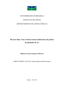 Diversos Dias: Uma vivência teatral colaborativa da - BDM