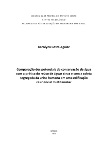 Karolyna Costa Aguiar Comparação dos potenciais de conservação