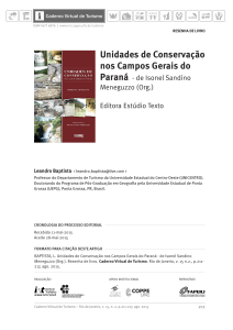 Unidades de Conservação nos Campos Gerais do Paraná