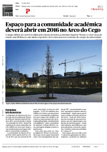 Notícia Relacionada - Universidade de Lisboa
