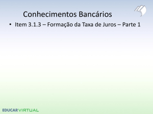 taxa de juros