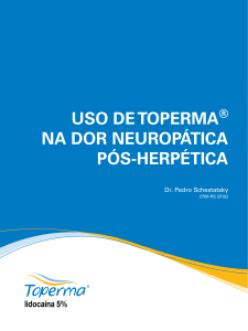 Lidocaína 5% (Toperma) - Dr. Pedro Schestatsky