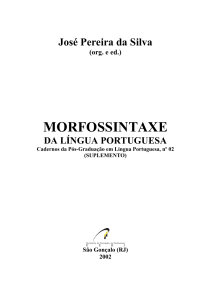 morfossintaxe da língua portuguesa