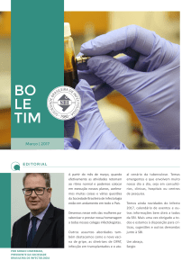 BO LE TIM - Sociedade Brasileira de Infectologia