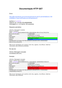 Documentação HTTP GET