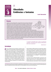 Obesidade: Evidências e fantasias - BVS MS