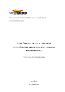 o psicólogo, a criança e seus pais