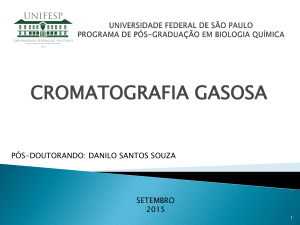 Aula - CROMATOGRAFIA GASOSA_Dr_DANILO