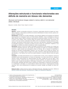 Alterações estruturais e funcionais relacionadas