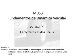 TM053 Fundamentos de Dinâmica Veicular
