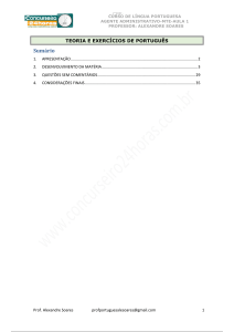 Sumário - Concurseiro 24 Horas