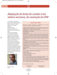CFM - Conselho Brasileiro de Oftalmologia