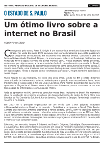 Um ótimo livro sobre a internet no Brasil